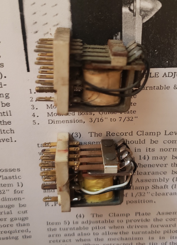 Wurlitzer 2710 relays